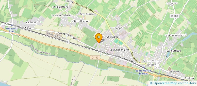 localisation de l'entreprise MINUSCULE  SAINT-MARTIN-LE-BEAU