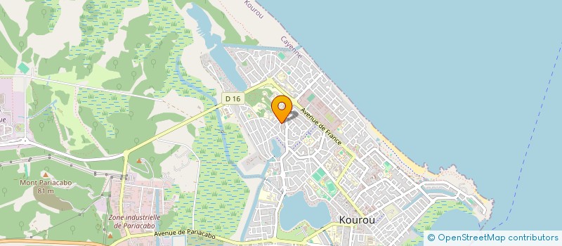 localisation de l'entreprise MINUSCULE-ECHASSIERS DE GUYANE à KOUROU
