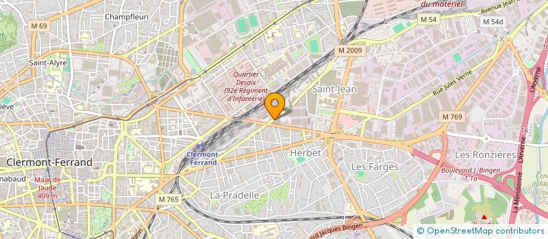 localisation de l'entreprise MINUSVALIDOS à CLERMONT-FERRAND