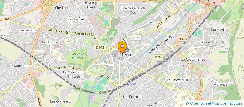 localisation de l'entreprise MINUTE COCOTTE à DREUX