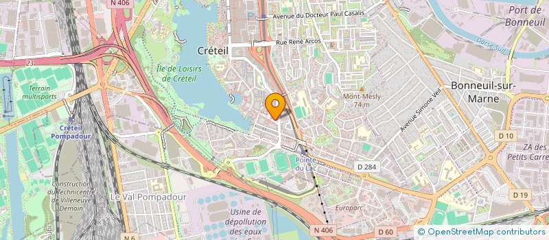 localisation de l'entreprise MINUTE DEPANNAGE  CRETEIL