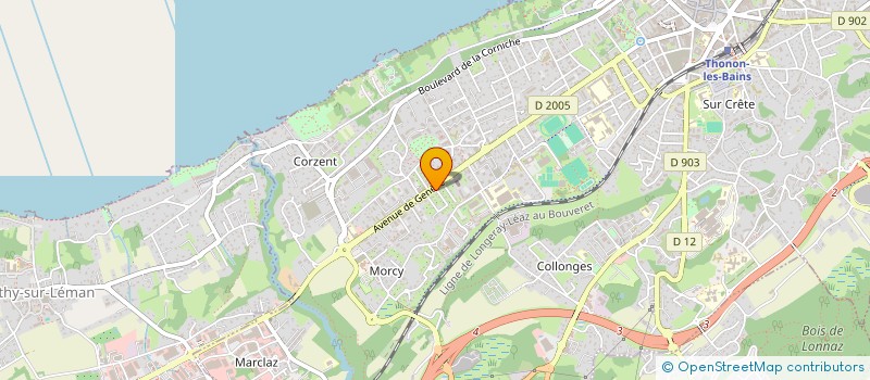 localisation de l'entreprise MINUTE LOCATION à THONON-LES-BAINS