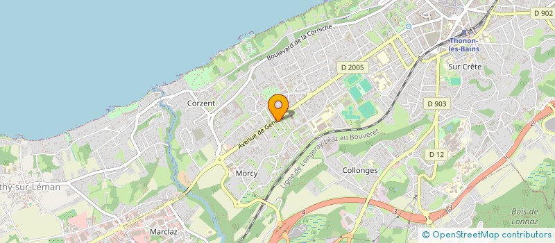 localisation de l'entreprise MINUTE MARKET à THONON-LES-BAINS