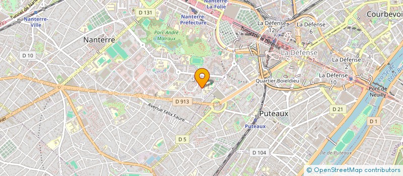 localisation de l'entreprise MINUTE PAPILLON à NANTERRE