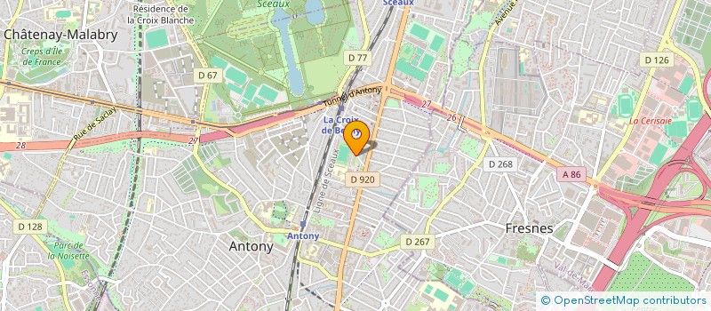 localisation de l'entreprise MINUTE PAPILLONS à ANTONY