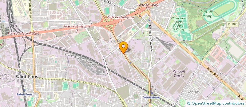 localisation de l'entreprise MINUTE SHOP à VENISSIEUX