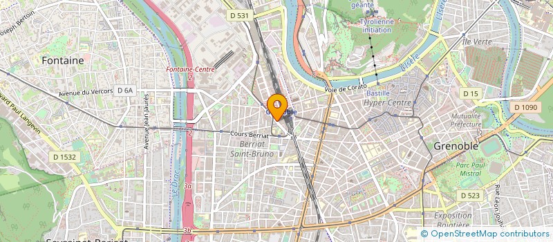 localisation de l'entreprise MINUTEDRONE à GRENOBLE