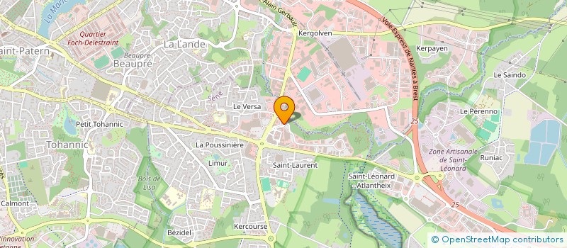 localisation de l'entreprise MINUTES PAPILLONS VANNES  SENE