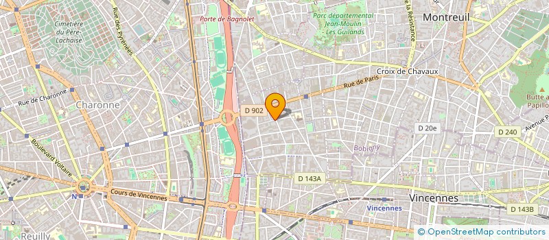 localisation de l'entreprise MINYAS à MONTREUIL