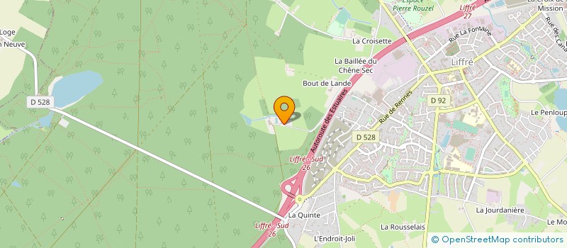 localisation de l'entreprise MINYVEL ENVIRONNEMENT LE MEDEC EN ABREGE MELM  LIFFRE