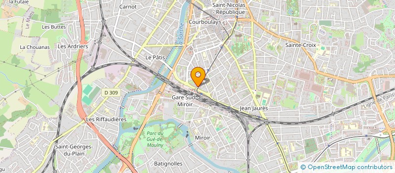 localisation de l'entreprise MINZIERE  LE MANS