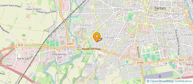 localisation de l'entreprise MIOD & ALSY  TARBES