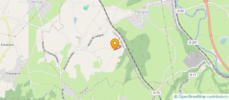 localisation de l'entreprise MIOLLAN MOUSSIER à PARIGNY