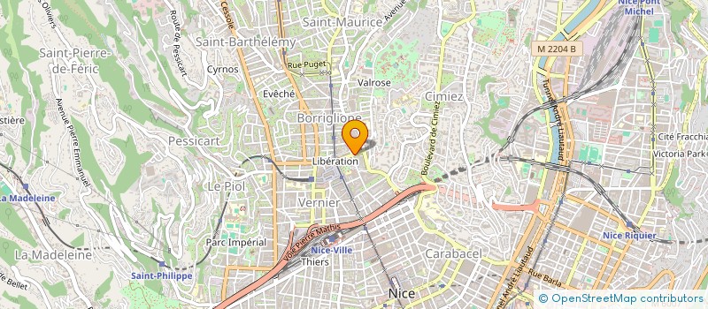 localisation de l'entreprise MIOLLIS à NICE