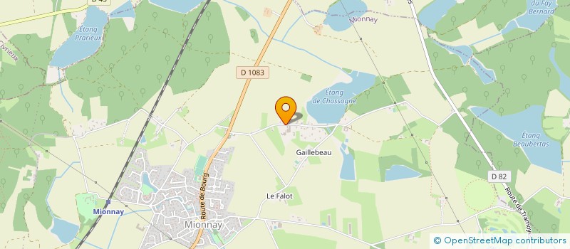 localisation de l'entreprise MIONNAY PRO à MIONNAY