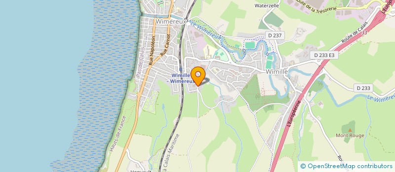 localisation de l'entreprise MIONNET-DENECKER  WIMILLE