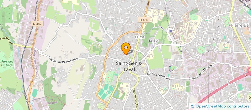 localisation de l'entreprise MIONS  SAINT-GENIS-LAVAL