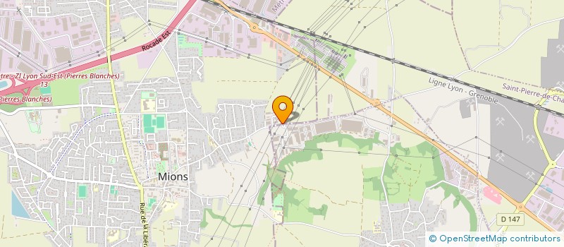 localisation de l'entreprise MIONS CONTROLE TECHNIQUE  MIONS