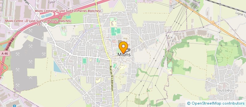 localisation de l'entreprise MIONS SPORTING CLUB  MIONS