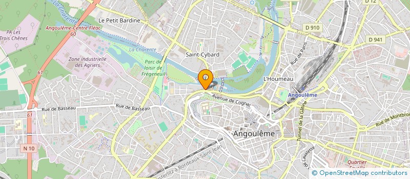 localisation de l'entreprise MIOPHOT à ANGOULEME