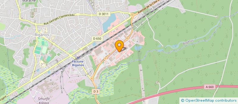 localisation de l'entreprise MIOS TOUTES DANSES  BIGANOS