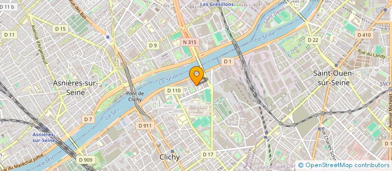 localisation de l'entreprise MIOSCA à CLICHY