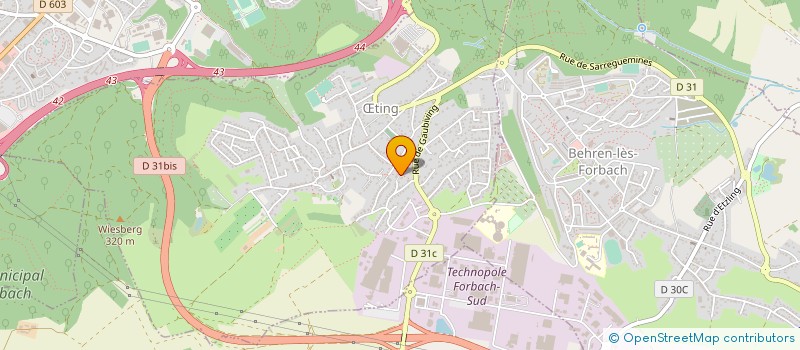 localisation de l'entreprise MIOSEC  TING