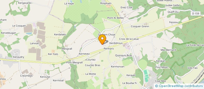 localisation de l'entreprise MIOSSEC LOUIS  PENCRAN