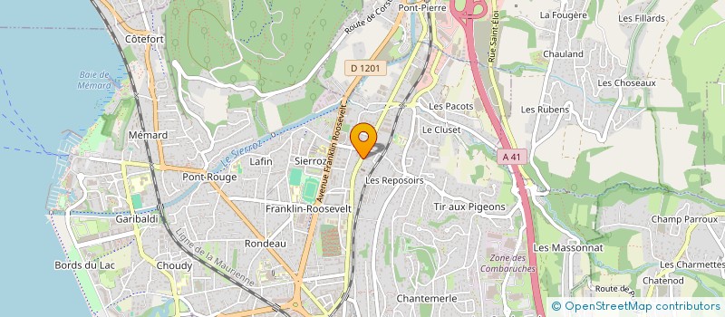 localisation de l'entreprise MIOTTE PRO à AIX-LES-BAINS