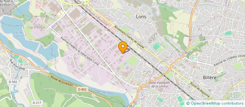 localisation de l'entreprise MIOTTO à LONS