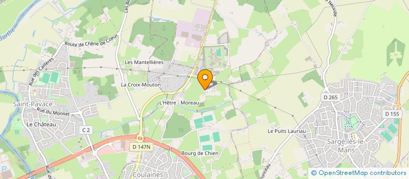 localisation de l'entreprise MIP 3J 2031  COULAINES