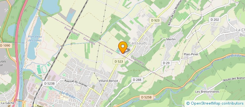 localisation de l'entreprise MIP DES 2 SAVOIE à LAISSAUD