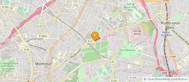 localisation de l'entreprise MIP PROTECTION à MONTREUIL