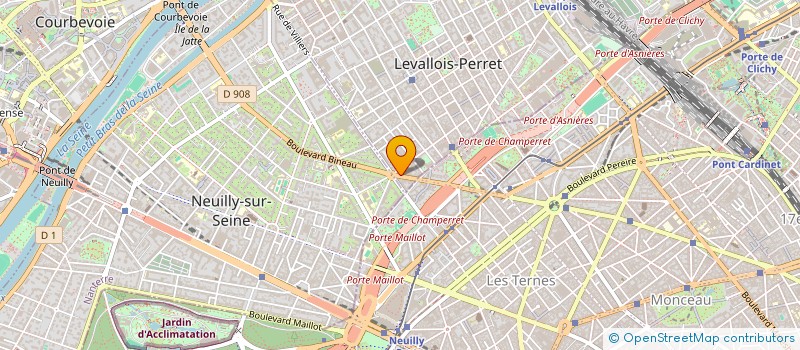 localisation de l'entreprise MIP RENOV à LEVALLOIS-PERRET