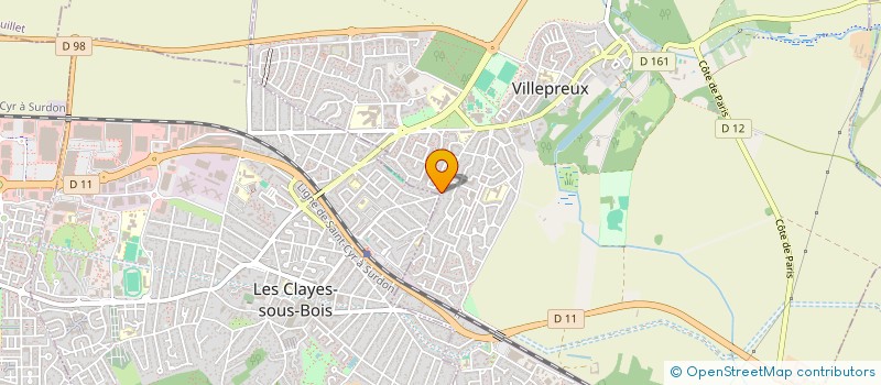 localisation de l'entreprise MIPA  VILLEPREUX