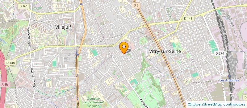 localisation de l'entreprise MIPA à VITRY-SUR-SEINE