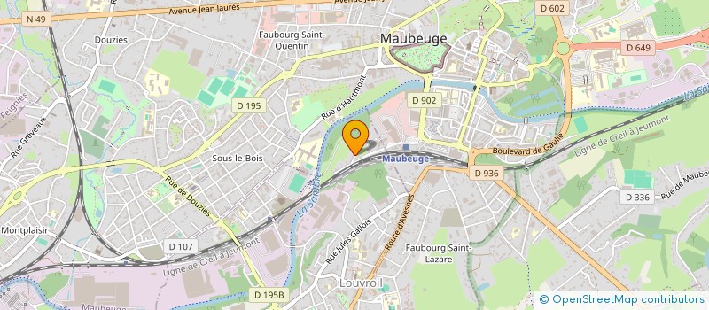 localisation de l'entreprise MIPA  LOUVROIL