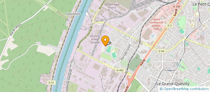 localisation de l'entreprise MIPA  LE GRAND-QUEVILLY