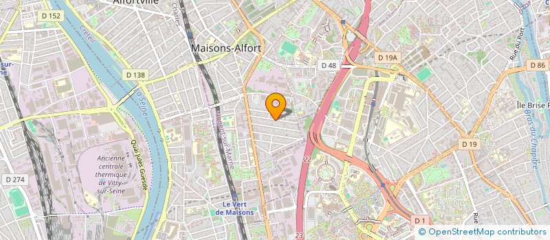 localisation de l'entreprise MIPAU EXPRESS à MAISONS-ALFORT