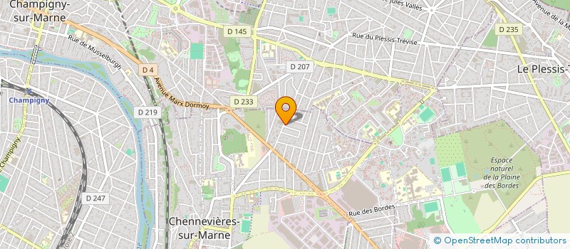 localisation de l'entreprise MIPG  CHENNEVIERES SUR MARNE