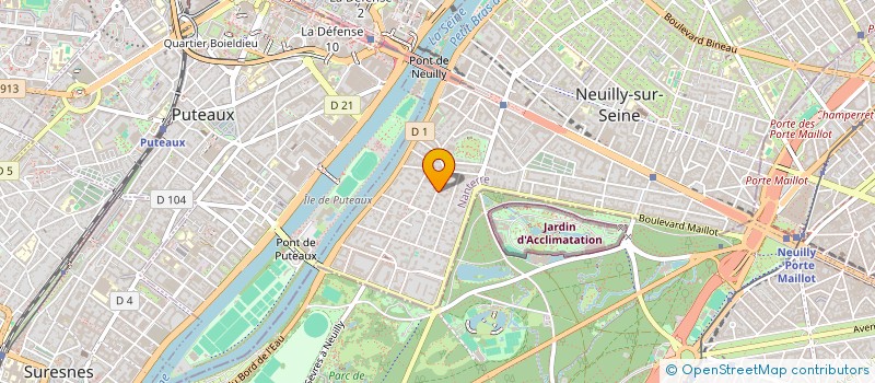 localisation de l'entreprise MIPHIREN à NEUILLY-SUR-SEINE