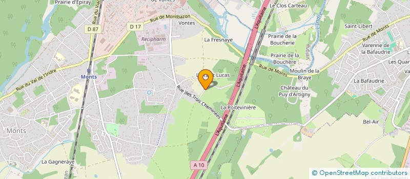 localisation de l'entreprise MIPHITOU  MONTS