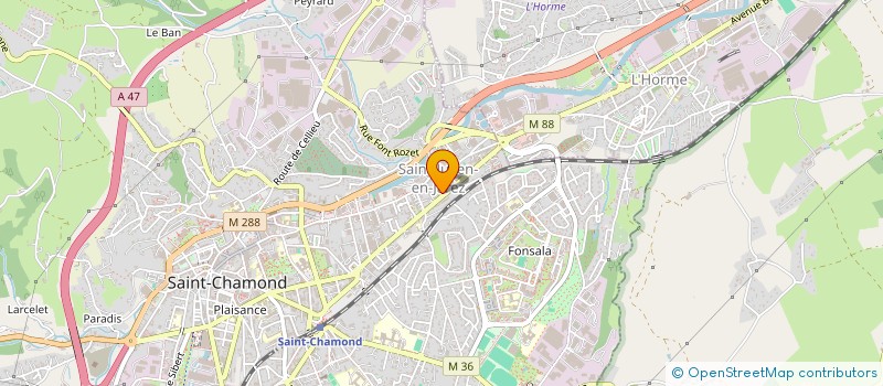 localisation de l'entreprise MIPI  SAINT-CHAMOND