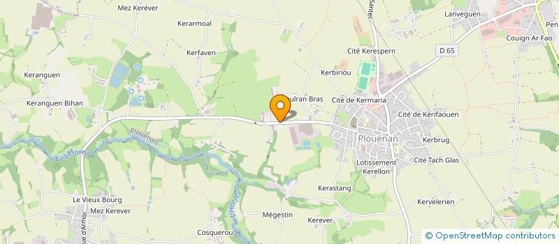 localisation de l'entreprise MIQ  PLOUENAN