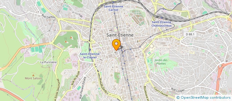 localisation de l'entreprise MIQDECO à SAINT-ETIENNE