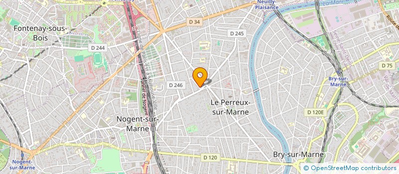 localisation de l'entreprise MIQU'A  LE PERREUX-SUR-MARNE
