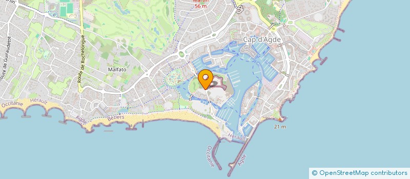 localisation de l'entreprise MIQUEL BOSCH  AGDE