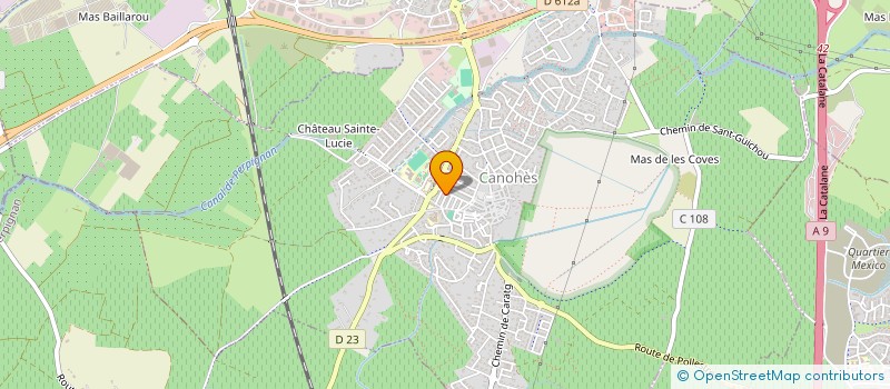 localisation de l'entreprise MIQUEL SERBI & CIE à CANOHES