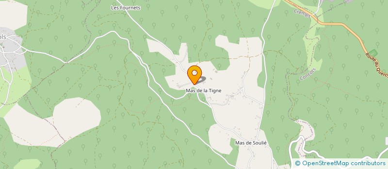 localisation de l'entreprise MIQUELAS  CREMPS