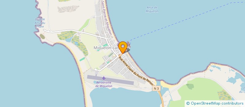 localisation de l'entreprise MIQUELON SA à SAINT PIERRE